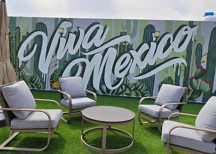Apartment Private Rooftop By Reforma Ave 2br Parking *