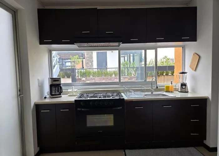 Apartment Private Rooftop By Reforma Ave 2br Parking